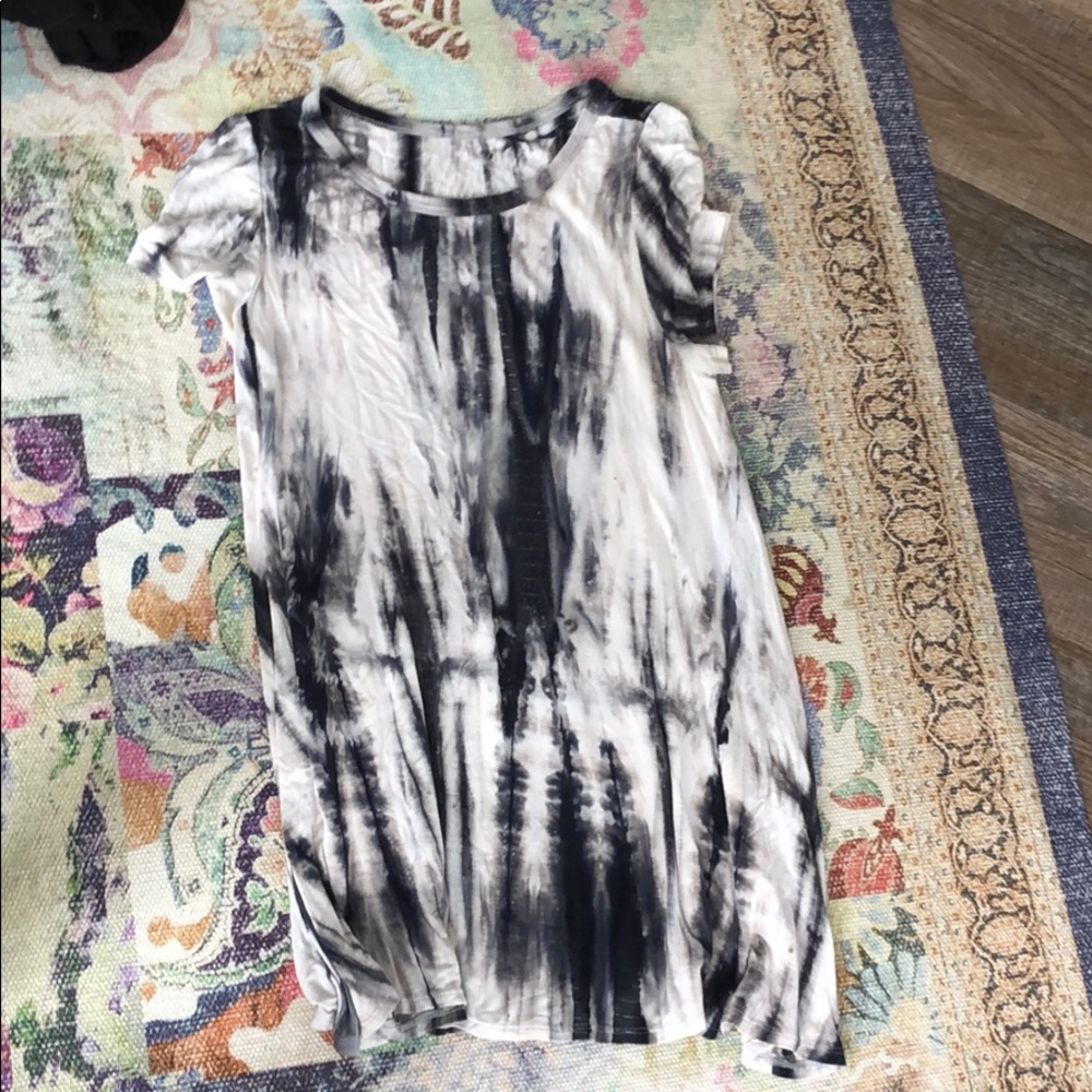 Tie dye t-shirt dress